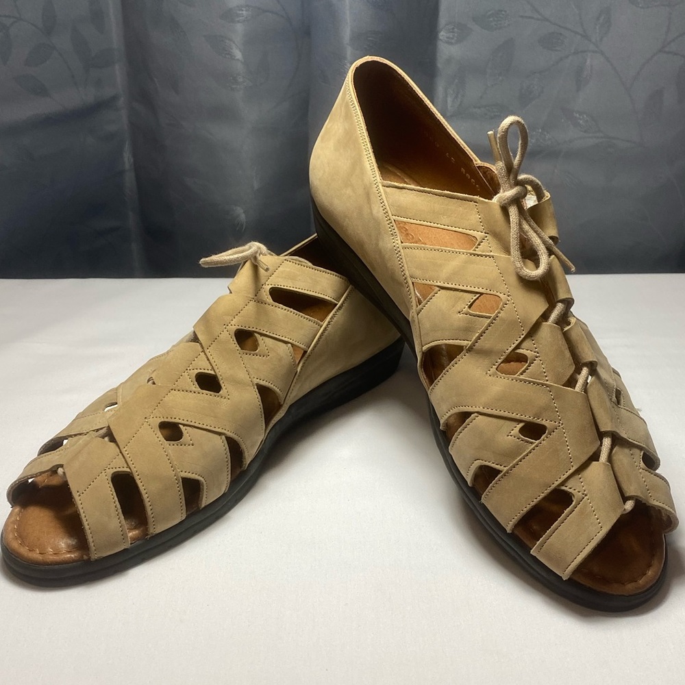 Beautifeel Suede Lace Up Sandals